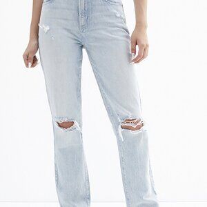 PacSun Light Indigo Distressed Dad Jeans Size 27